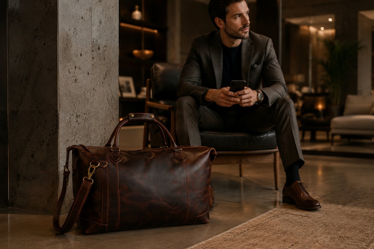 Full-Grain Leather Bags, Made in India