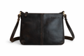 Espresso Brown Leather Crossbody Sling Bag