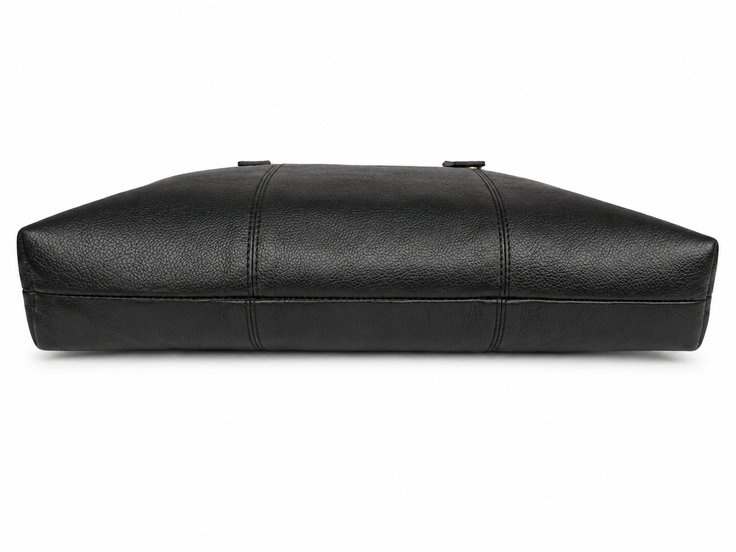 Laptop Bag – Black Glossy Leather - 13” MacBook Compatible