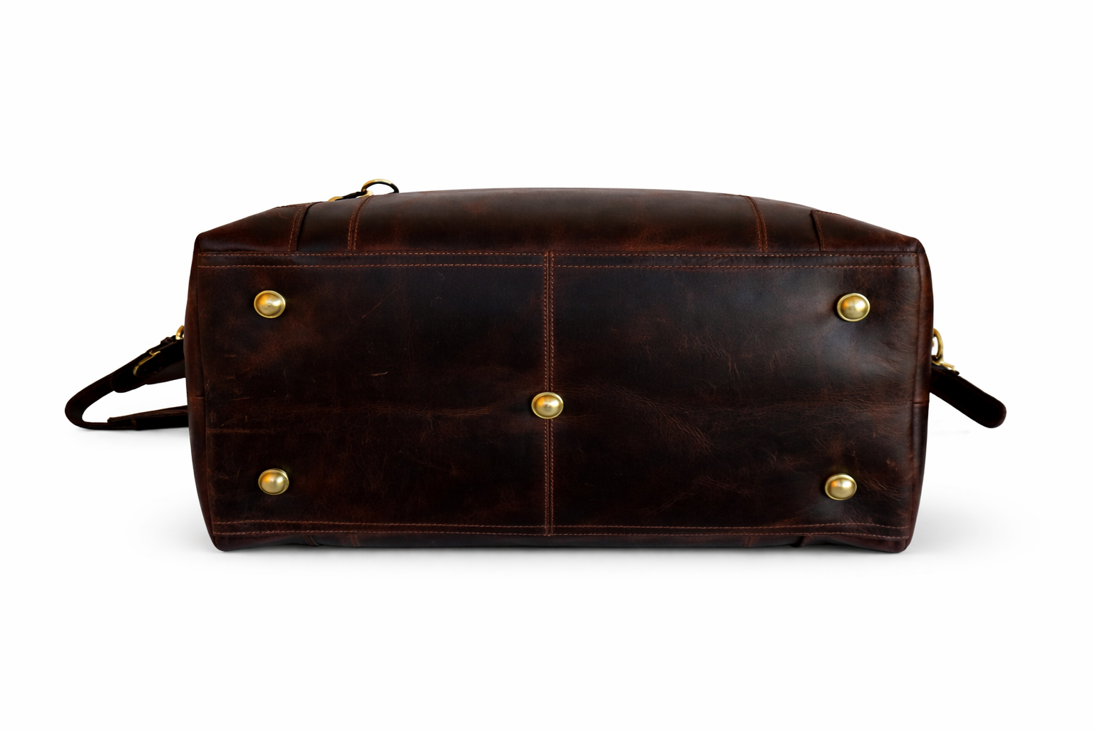 Duffle Bag – Brown - Hard Wax Buffalo Leather Travel Bag